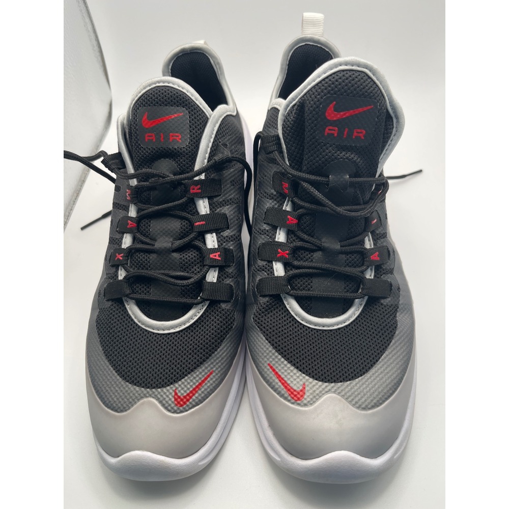 Nike Air Max Axis Mens Black Wolf Grey Red Running Shoes AA2146-009 Size 10